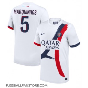 Paris Saint-Germain Marquinhos #5 Replik Auswärtstrikot 2024-25 Kurzarm